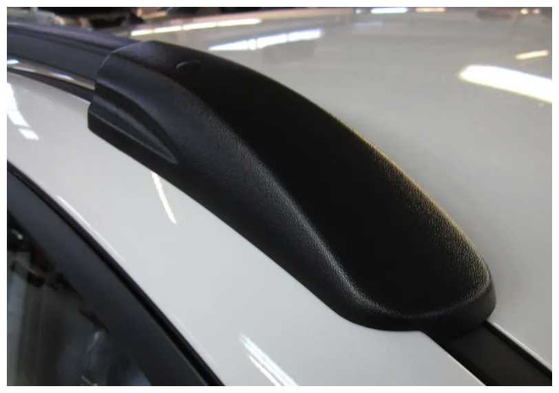 Рейлинги для Hyundai Solaris хэтчбек 2011-2017 черные фотография 3