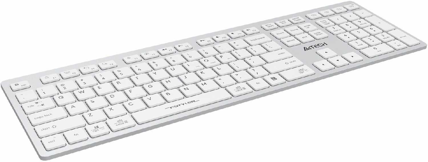 Клавиатура A4Tech Fstyler FBX50C беспроводная BT/Radio slim Multimedia фотография 2