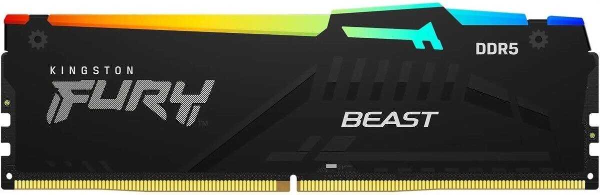 DRAM Kingston FURY Beast RGB EXPO 16GB 6000MT/s DDR5 CL36 DIMM (Kit of 2) (KF560C36BBEAK2-16) фотография 4