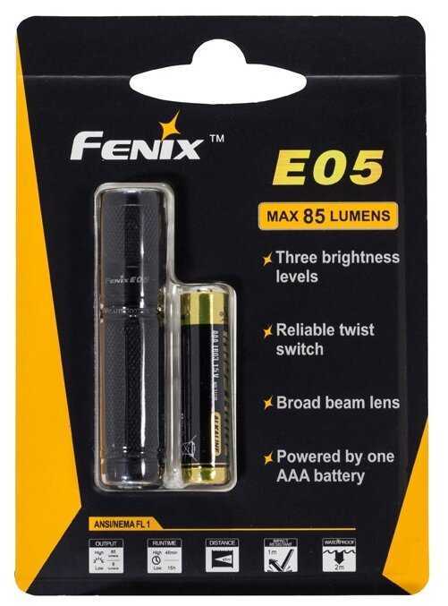 Ручной фонарь Fenix E05 2014 фотография 7