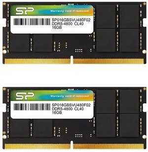 Модуль памяти Silicon Power 32GB 4800МГц DDR5 SODIMM (KIT of 2)