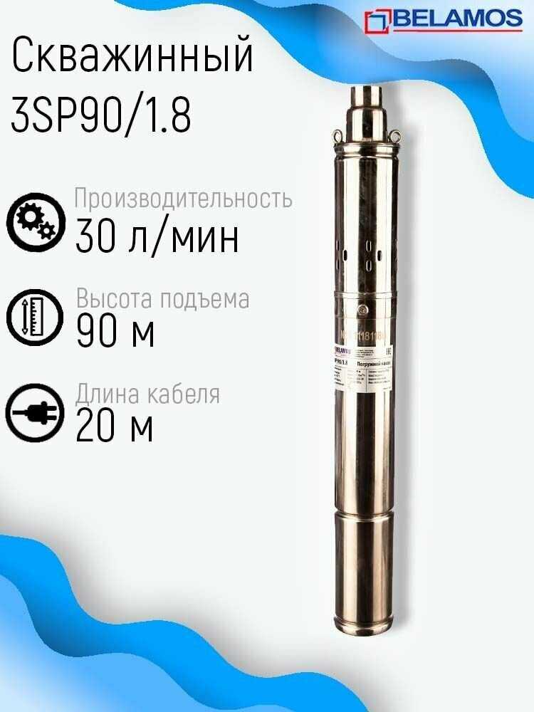 Скважинный насос BELAMOS 3SP 90/1.8 фотография 25