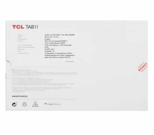 Планшет TCL Tab 9466X3 4/128Gb Wi-Fi (9466X3-2CLCRU11) фотография 14
