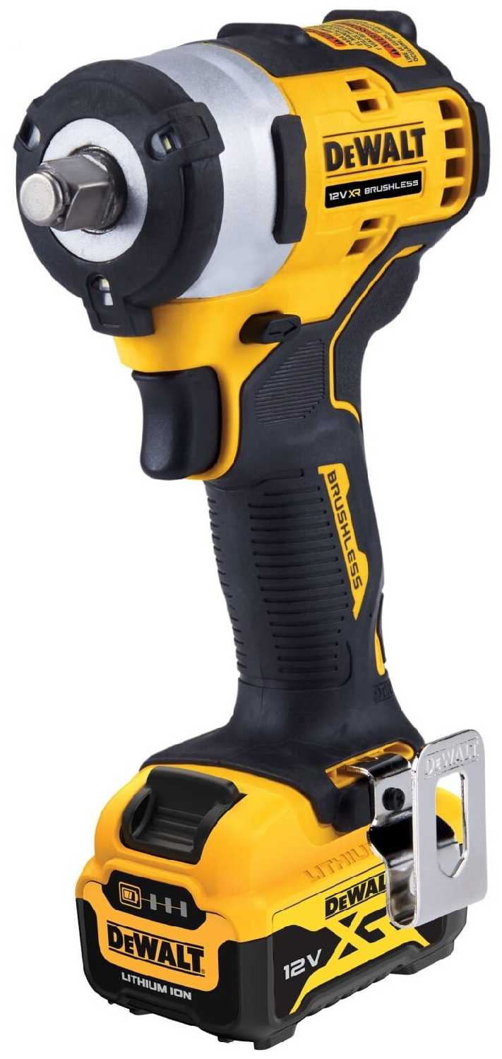 Аккумуляторный ударный гайковерт DeWALT DCF901P1-QW