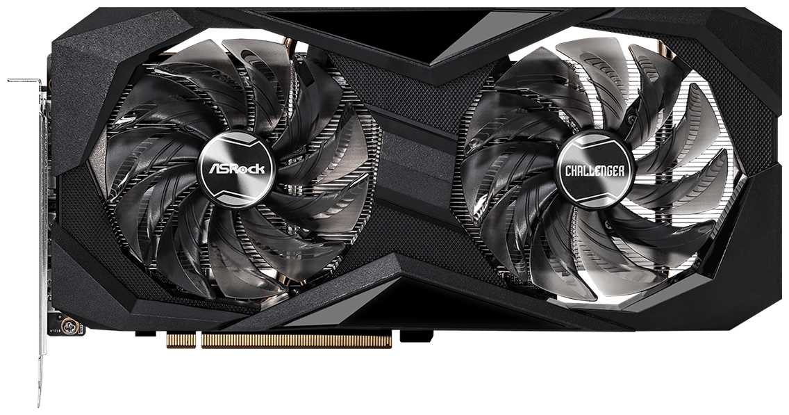 Видеокарта ASRock AMD Radeon RX 6600 XT Challenger D 8GB OC (RX6600XT CLD 8GO)