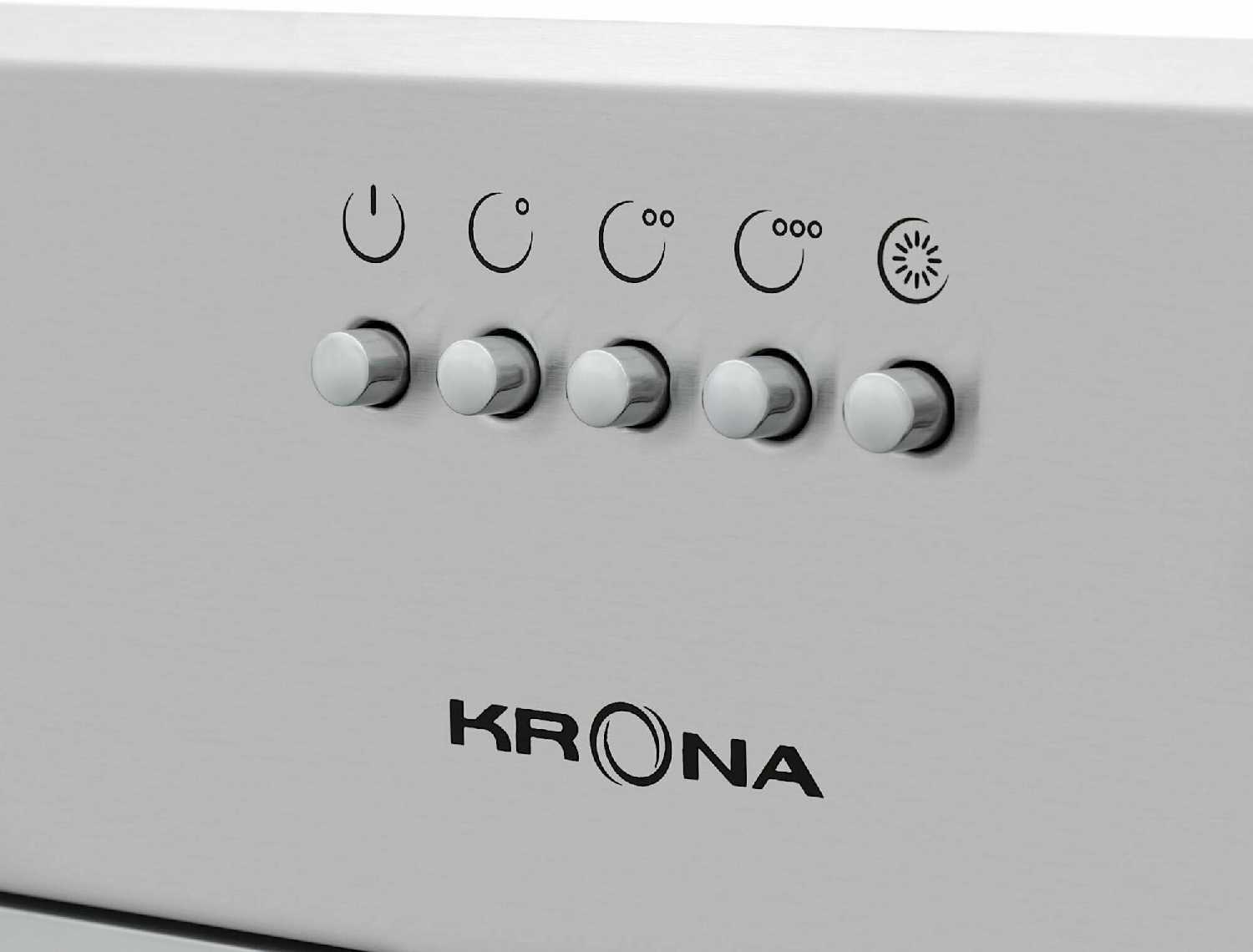 Вытяжка встраиваемая Krona ADEL 600 INOX PB фотография 7