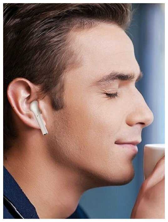 Беспроводные наушники BOROFONE BW01 Plus, белый фотография 4