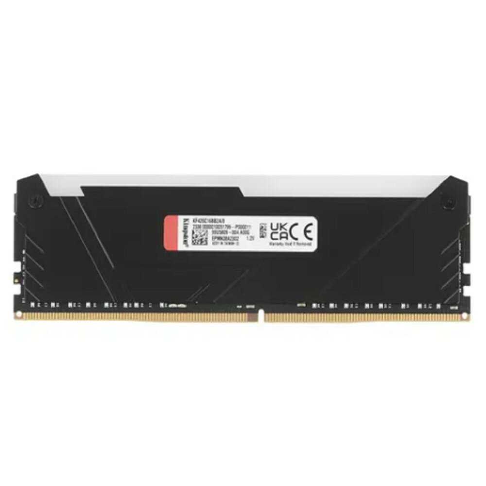 Модуль памяти Kingston FURY Beast 8GB DDR4 2666MHz (KF426C16BB/8) фотография 5