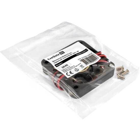 Вентилятор ExeGate EX05010S2P-5 (50x50x10 мм, Sleeve bearing, 2pin, 5500RPM, 27dBA) фотография 7