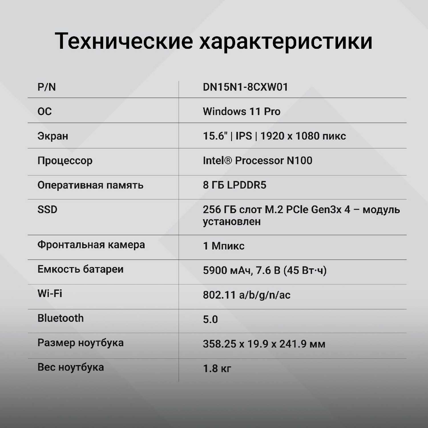Ноутбук Digma EVE C5802 (DN15N1-8CXW01) фотография 9