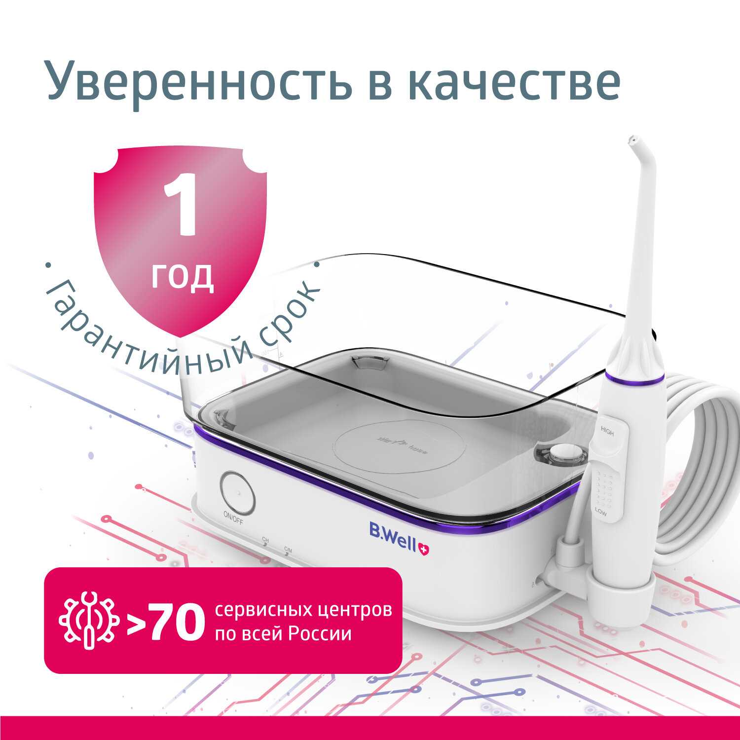 Ирригатор для полости рта B.Well MED-900 фотография 12