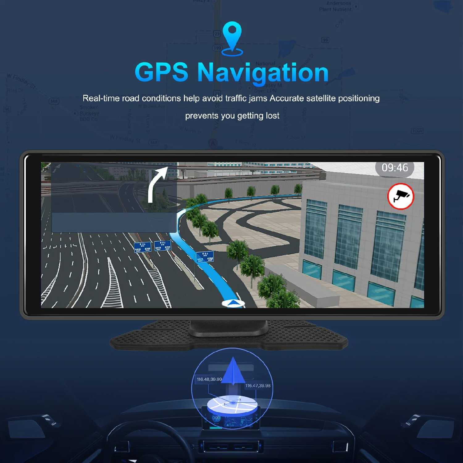 CarPlay Monitor Podofo CarPlay Monitor (8 Core 4+64GB) фотография 5