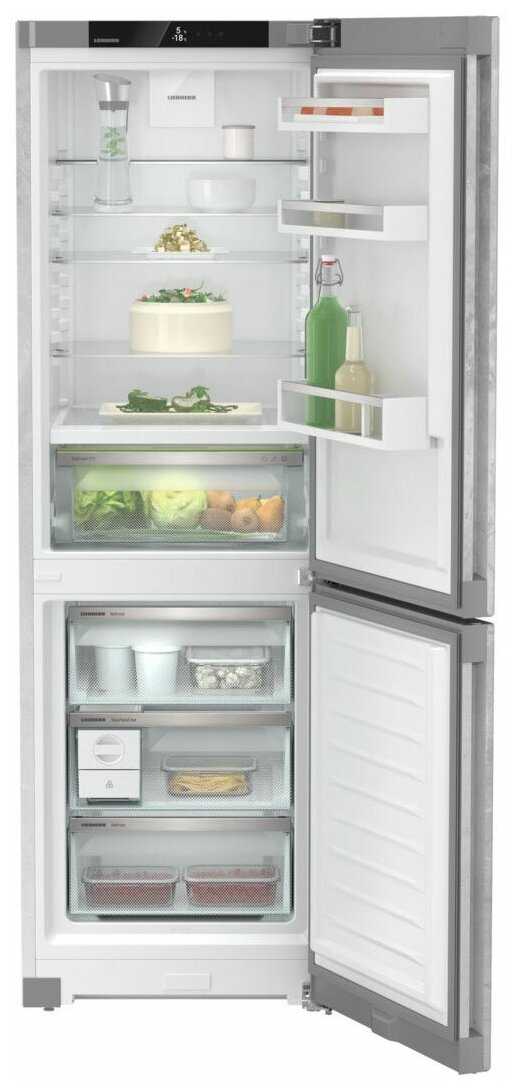 Двухкамерный холодильник Liebherr CBNpcd 5223-20 001 серый фотография 5