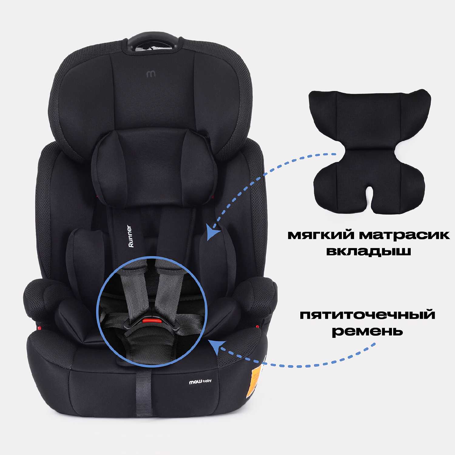 Автокресло MOWBaby Runner (ZY10) фотография 5
