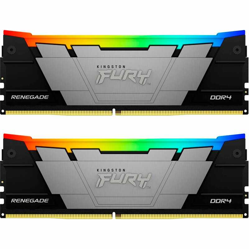 Модуль памяти Kingston FURY Renegade RGB [64GB 3600MHz DDR4 CL16 DIMM Kit of 2] [KF436C18RBAK2/64]