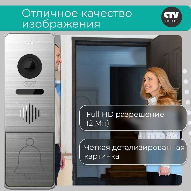 Комплект видеодомофона CTV CTV-DP4106AHD фотография 30