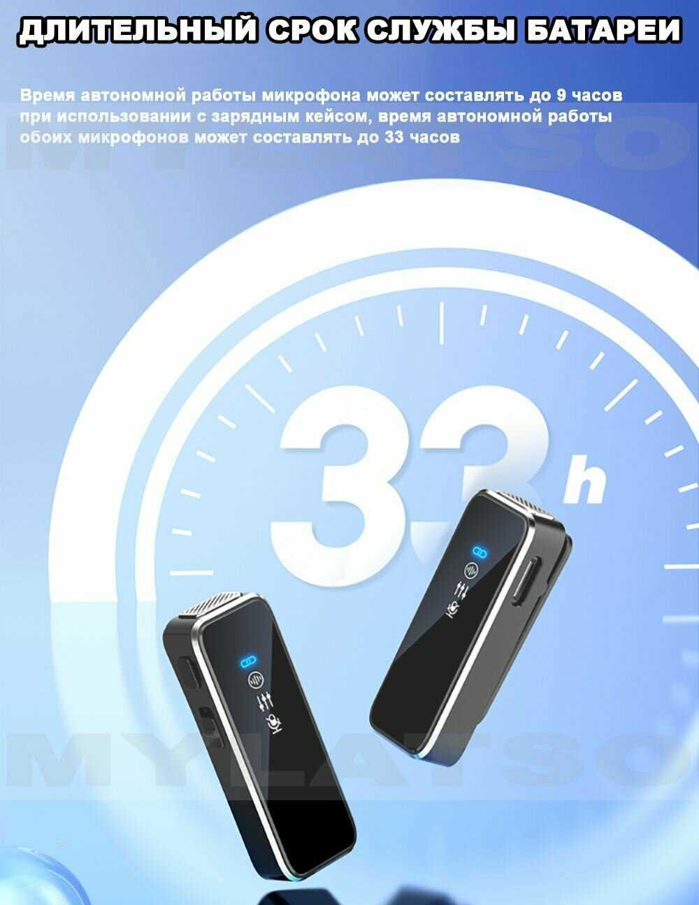 Беспроводной петличный микрофон Беспроводной петличный микрофон фотография 5