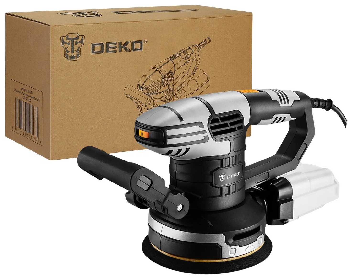 Шлифмашина для стен и потолков DEKO DKG550 (063-4264) фотография 1