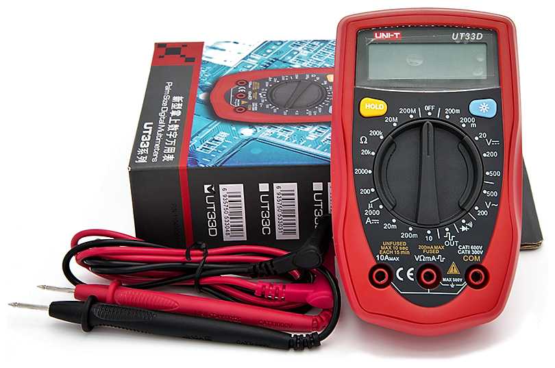 Цифровой UNI-T UT33D фотография 3