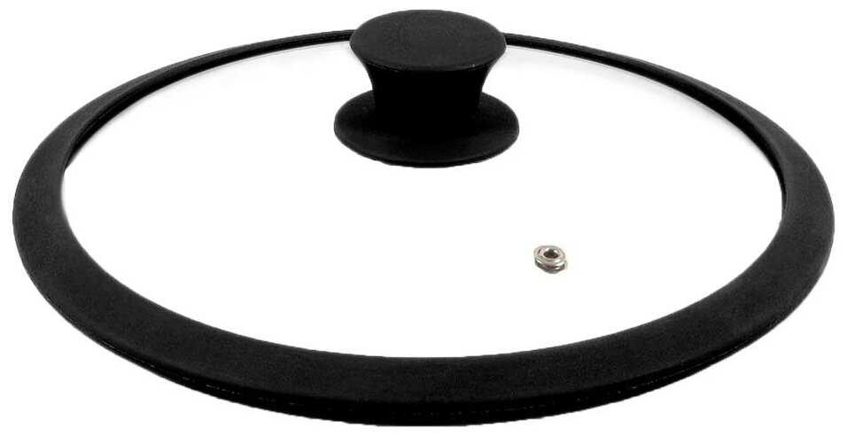 Сковорода с крышкой НЕВА МЕТАЛЛ ПОСУДА Titan Space (Индукция покрытие Титан II) фотография 9