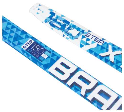 Прогулочные лыжи STC Rottefella Step XT Tour с креплениями NNN, с палками фотография 2