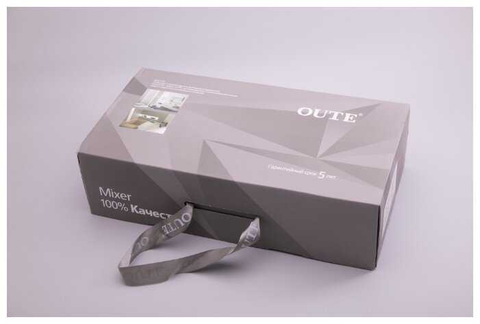 Смеситель для кухни (мойки) Oute T4803BK-2 (granite), рычажный фотография 2