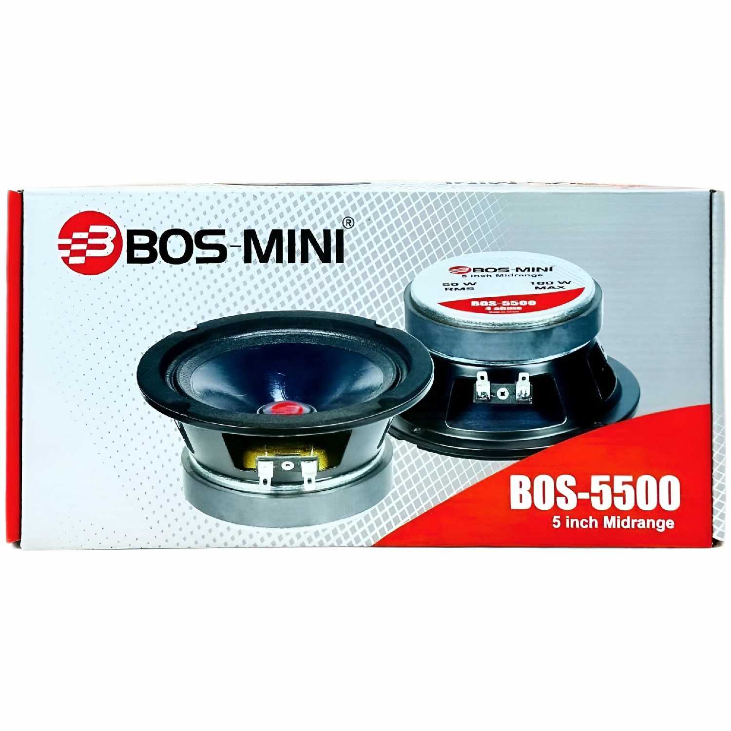 Среднечастотные автомобильные динамики BOS-MINI BOS-5500
