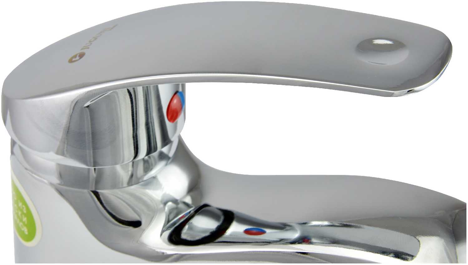 Смеситель для умывальника с литым изливом Juguni Luxe, 0402.701 фотография 2