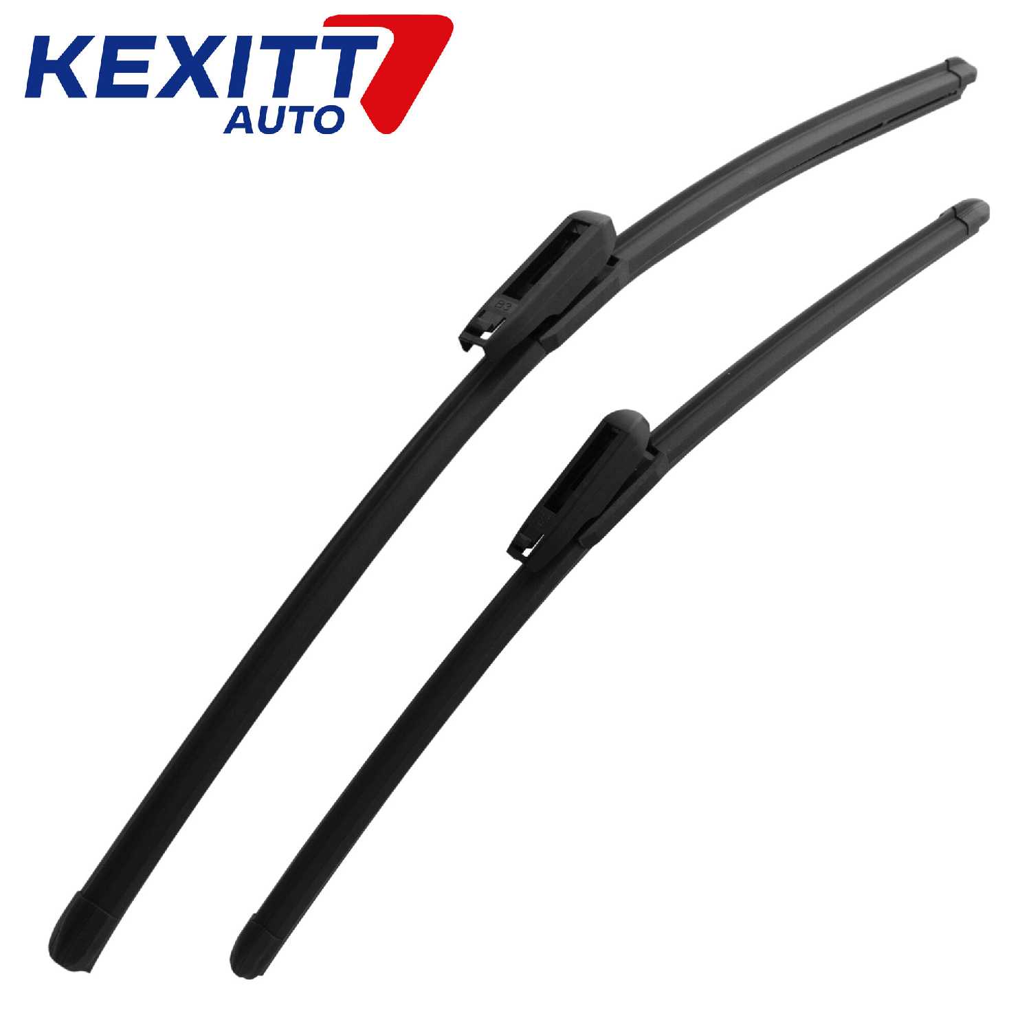 Комплект щеток стеклоочистителя Bayonet Arm Комплект бескаркасных щеток стеклоочистителя KEXITT (650 500 мм) фотография 3