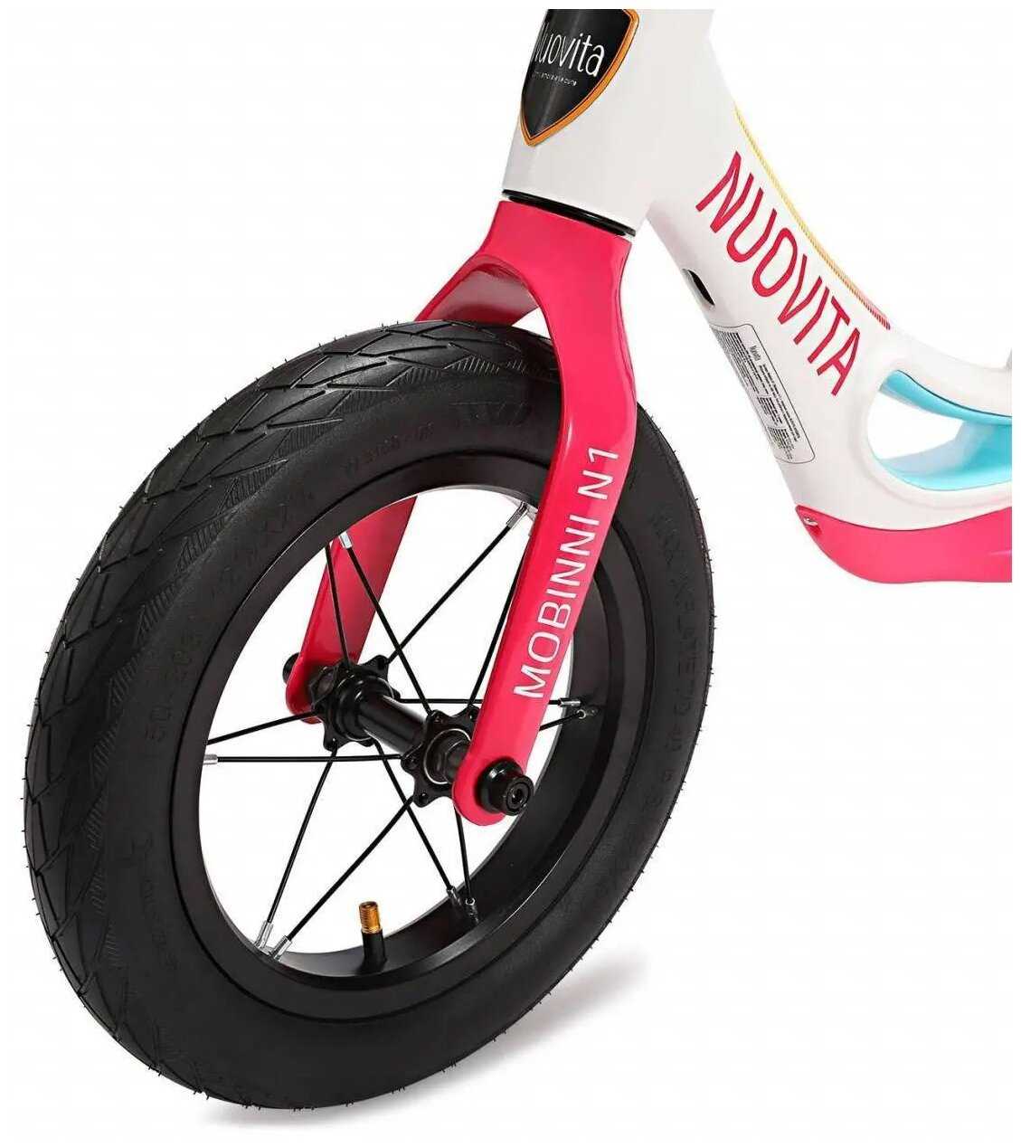 Беговел для детей Nuovita Mobinni N1 Nero Giallo/Черно-желтый фотография 9