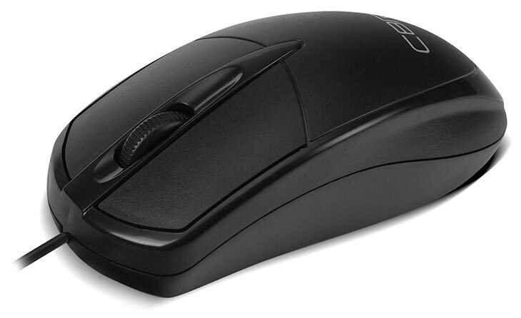 Мышь проводная CBR CM 121 черная фотография 3