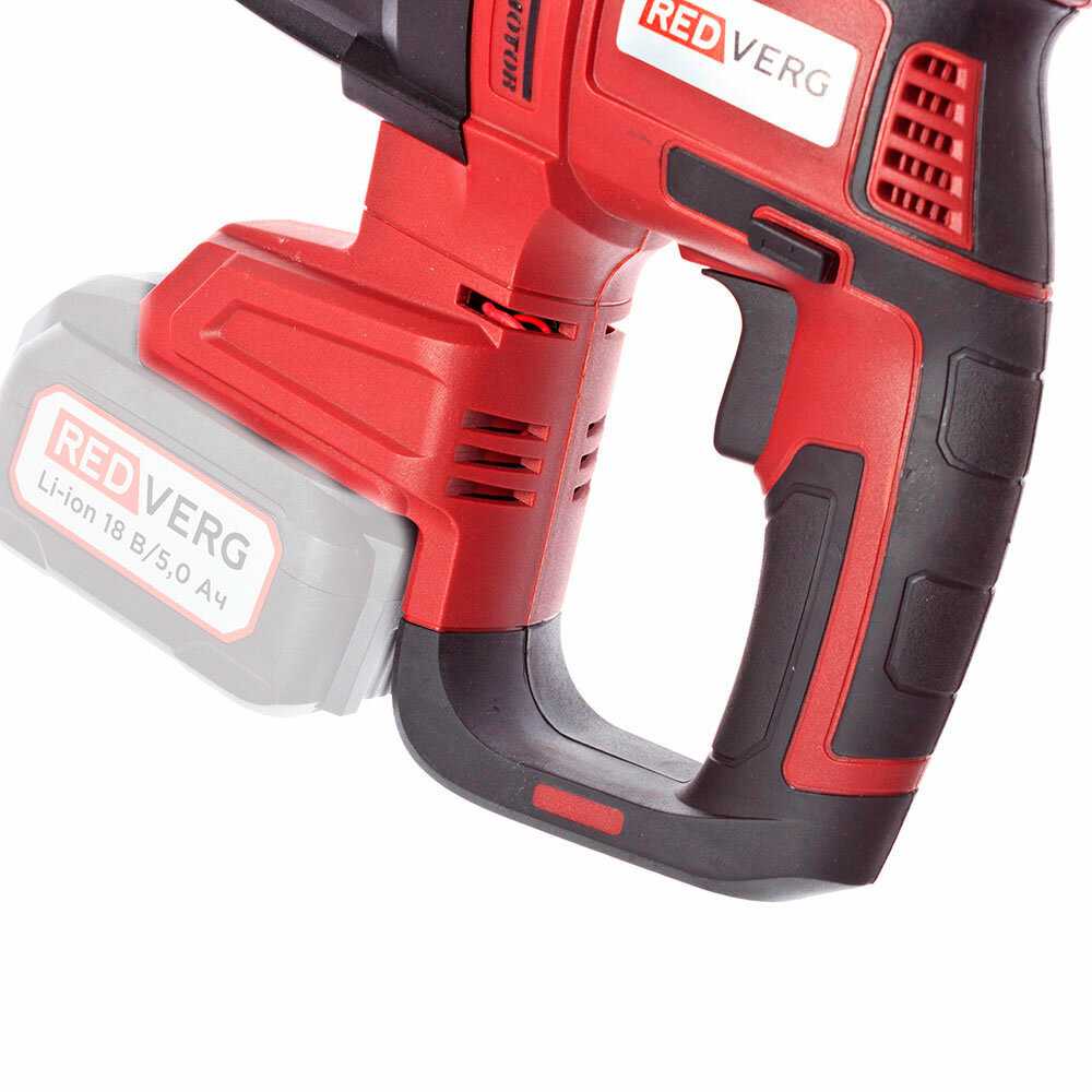 Перфоратор REDVERG Перфоратор аккумуляторный бесщеточный (RD-RH18-24BL/U) фотография 2
