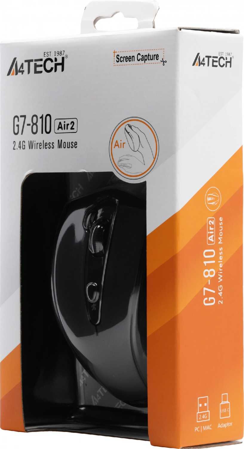 Мышь A4Tech G7-810 Air2 беспроводная (7but) фотография 22