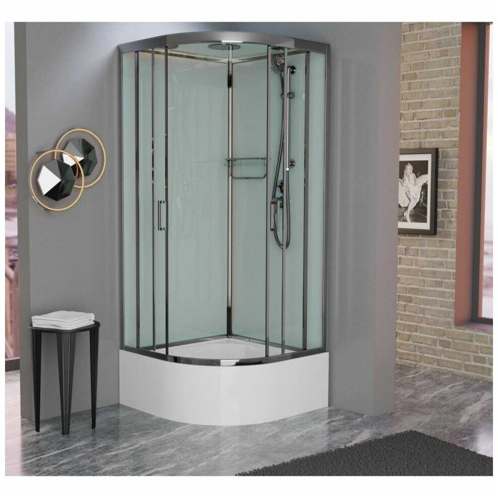 Душевая кабина Frank F400/2 Brilliant 100x100x220 см фотография 1