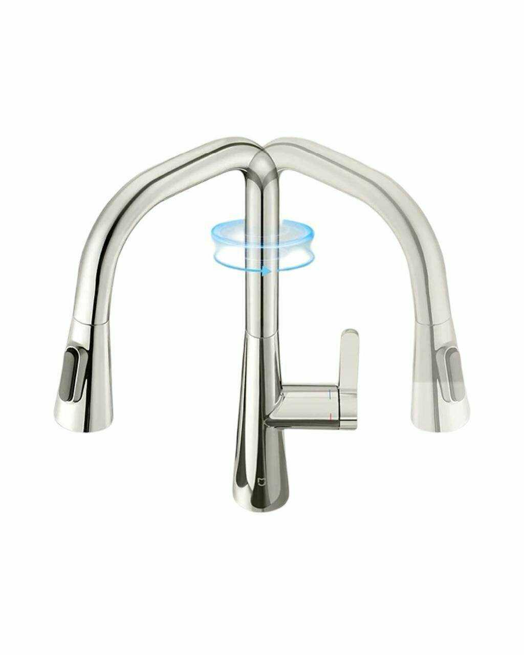 Выдвижной кухонный смеситель Xiaomi Mijia Pull-out kitchen Faucet S1 (MJCLSCFLT01DB) фотография 13