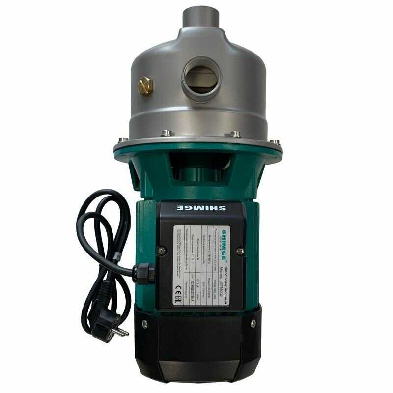 Насос повышения давления SHIMGE JET-G2 1100 (1х220В; 1,10кВт) фотография 8