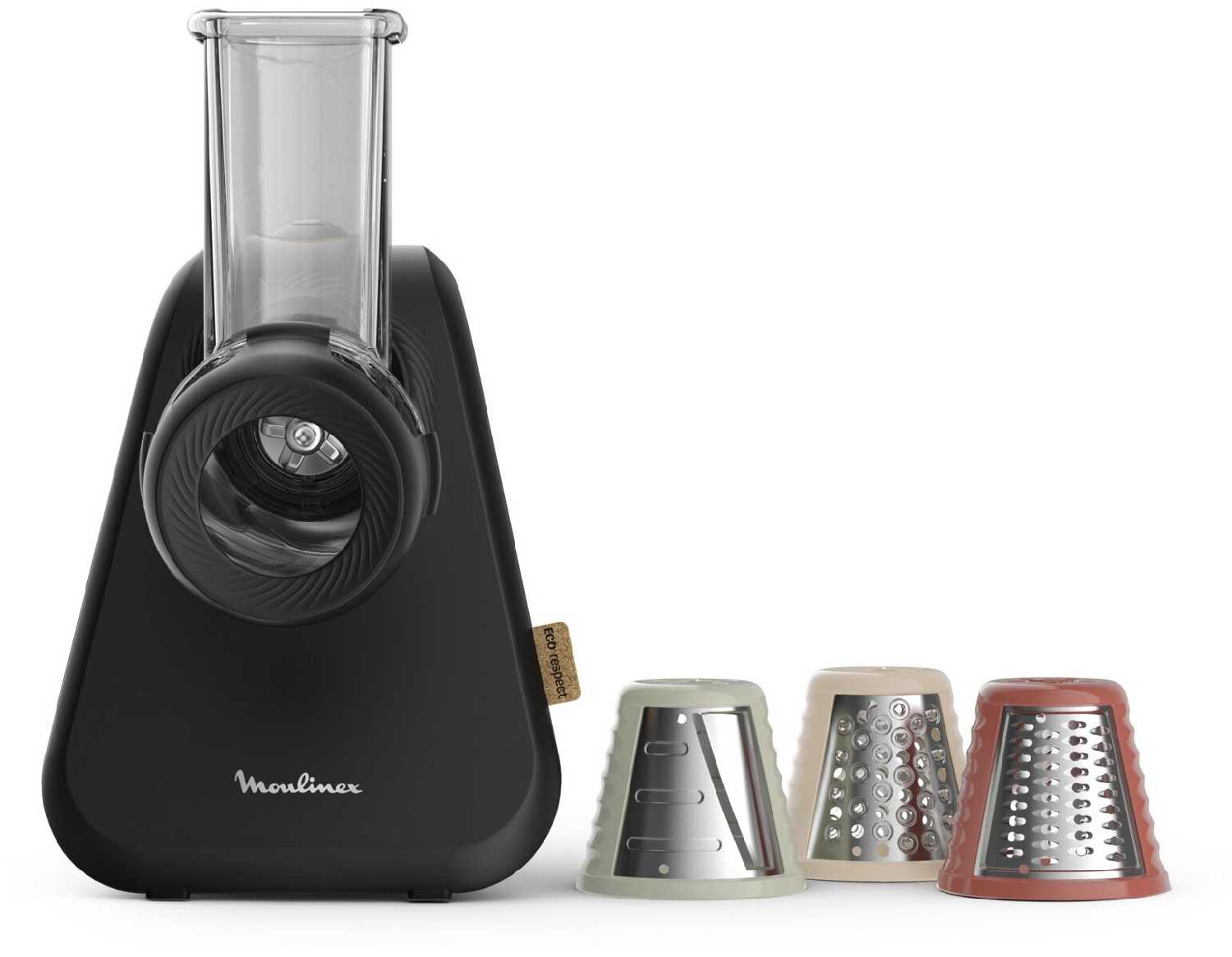 Овощерезка Moulinex Eco Respect DJ77EN10, 200 Вт, 3 насадки фотография 19