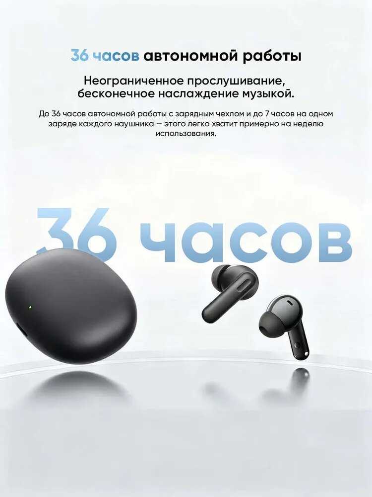 Беспроводные наушники realme TechLife Buds фотография 3