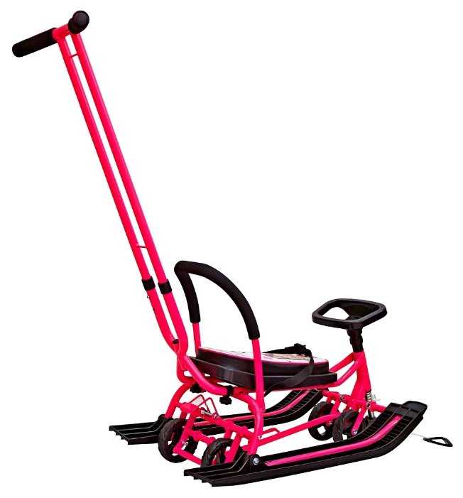 Снегокат Барс 111 Mobile с Т-образным толкателем и колесной базой фотография 1