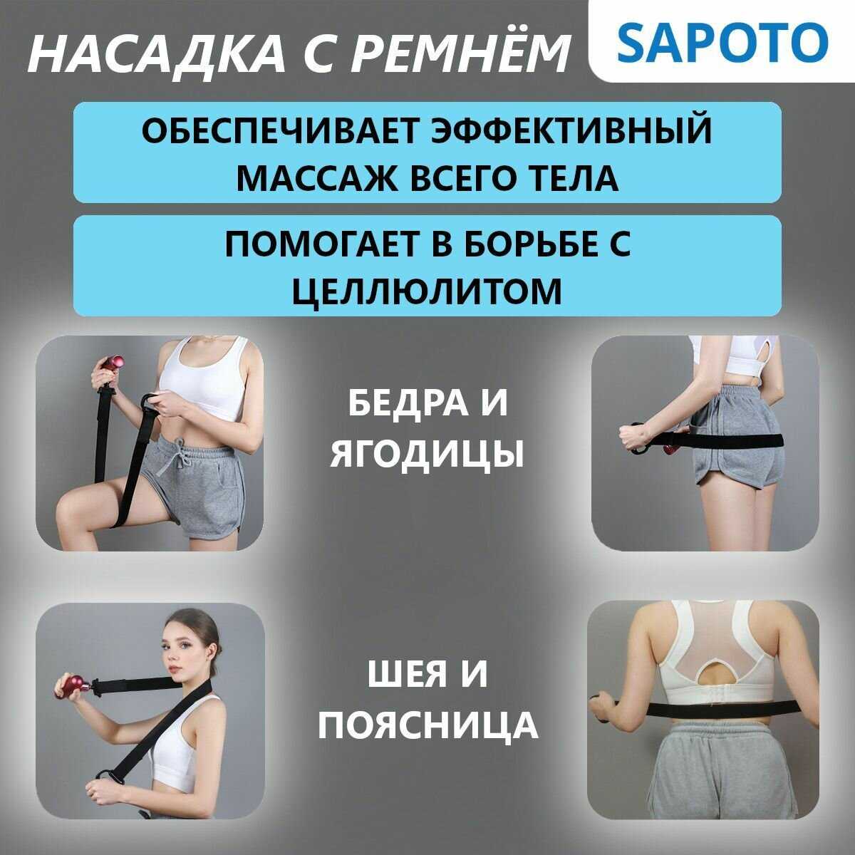 Перкуссионный массажер для тела SAPOTO Mini (SAPOTO) фотография 6