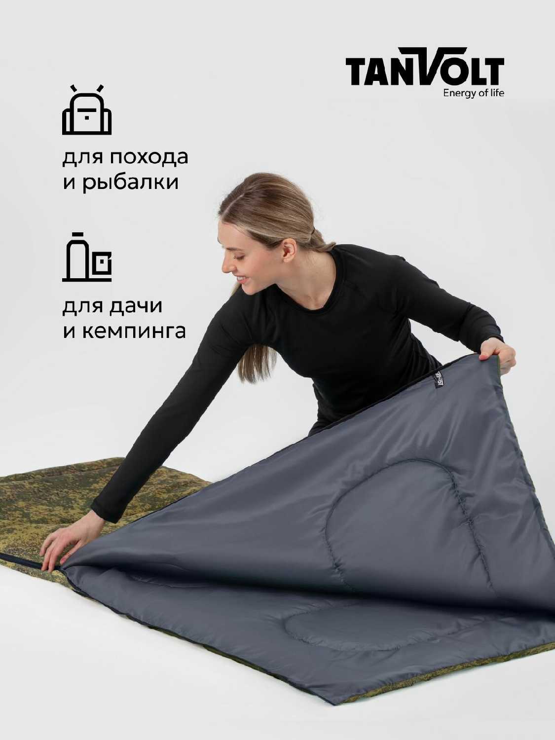 Спальный мешок туристический Simple фотография 6