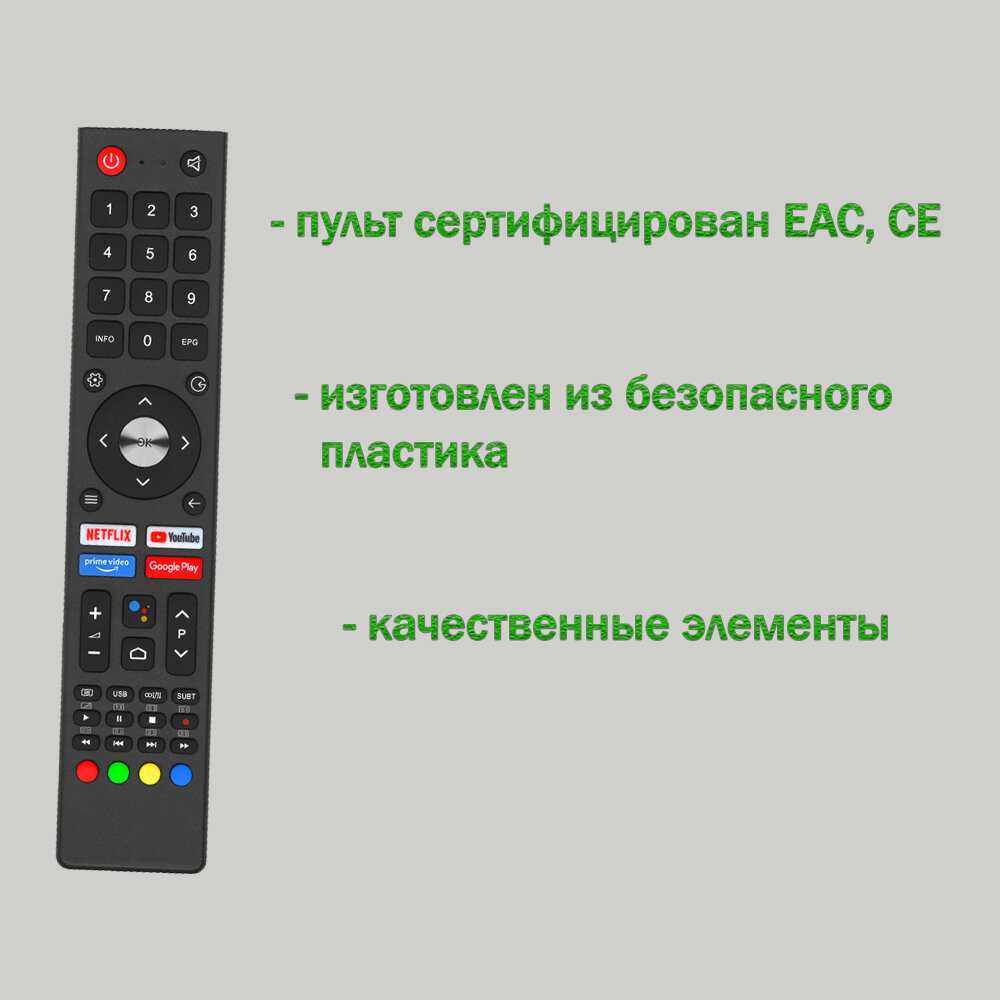 Пульт для телевизора Hyundai Пульт для телевизора (H-LED50QBU7500) фотография 2
