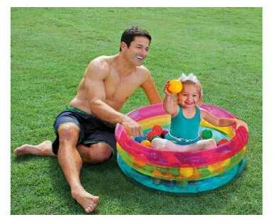 Бассейн Intex Classic Three Ring Baby Ball Pit (48674) фотография 8