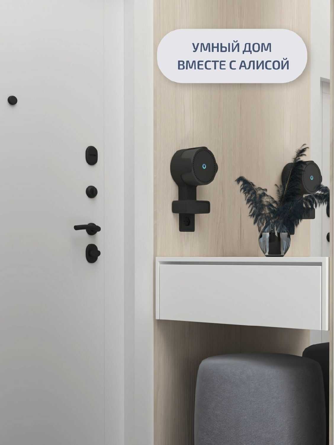 Держатель Яндекс Станция мини 2 с креплением в розетку фотография 19