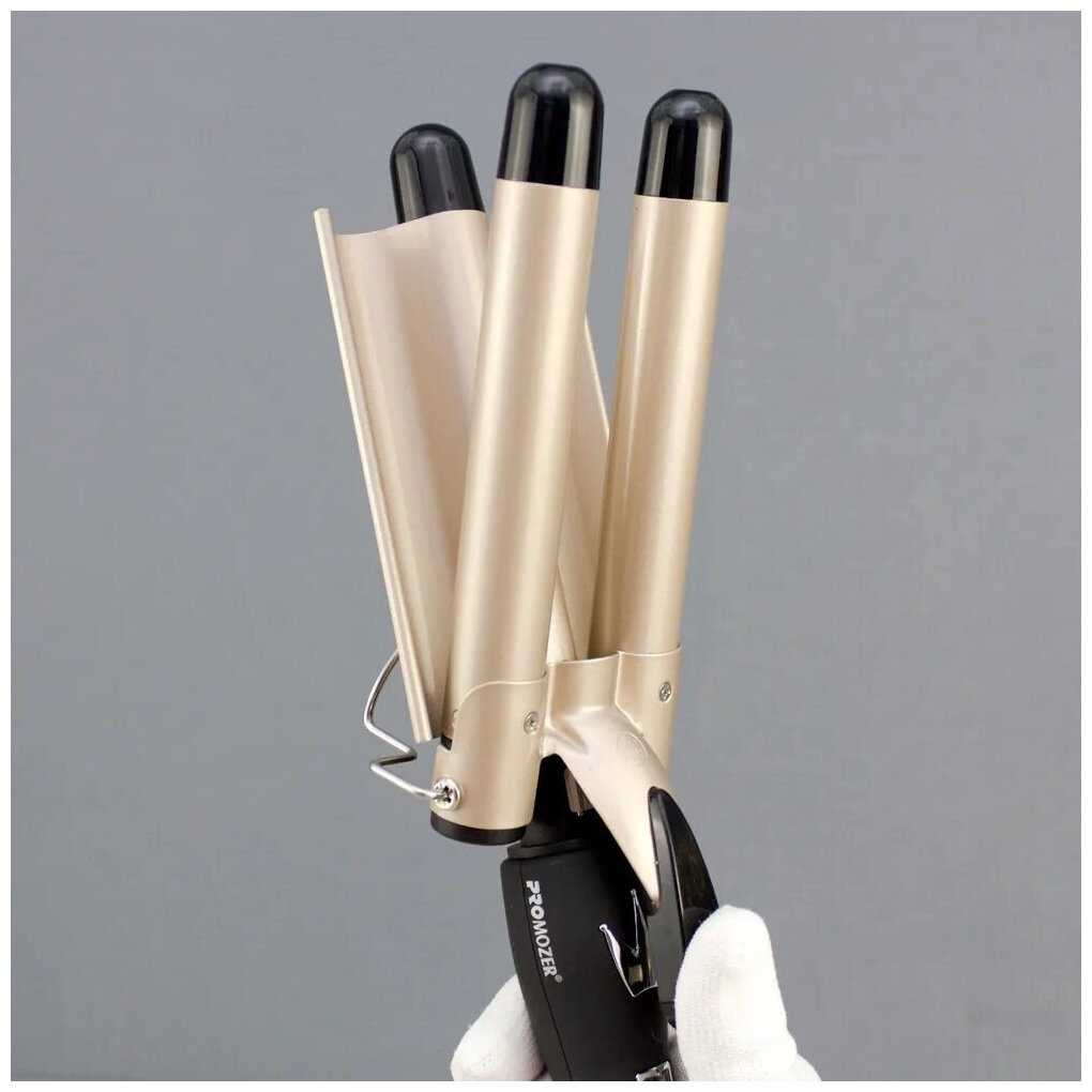 Тройные щипцы-волна для укладки волос ProMozer D20 мм (MZ-6619-3-20)