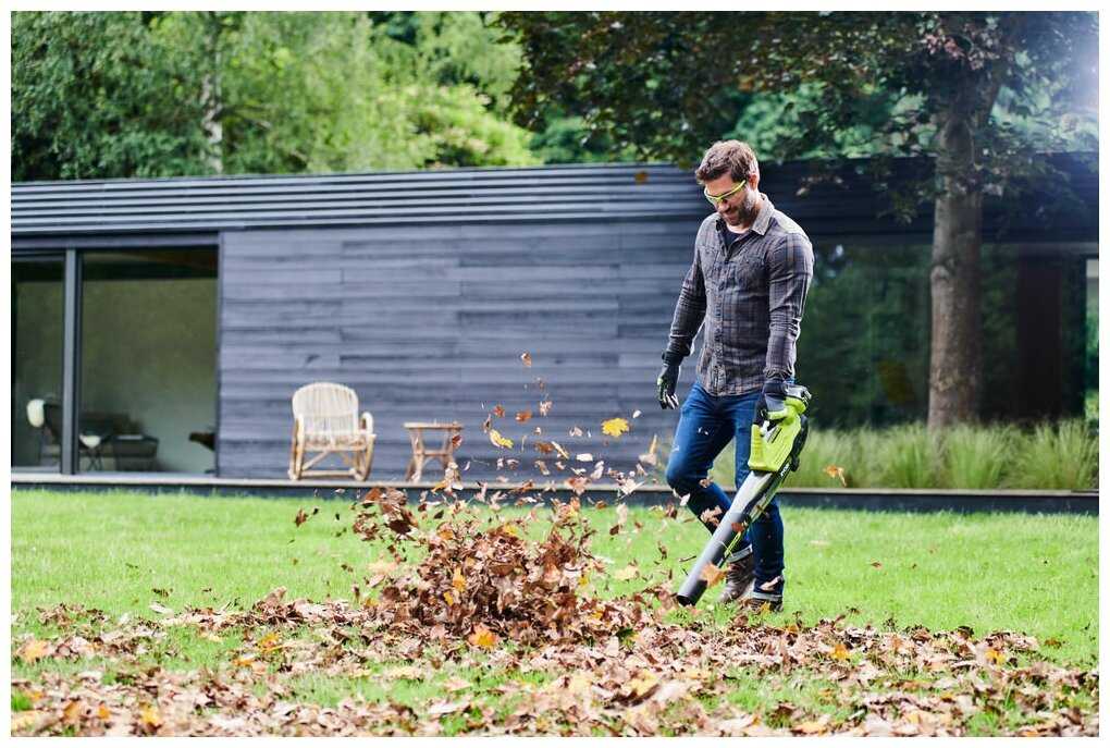 Аккумуляторная воздуходувка RYOBI RY18BLXA-0 фотография 12