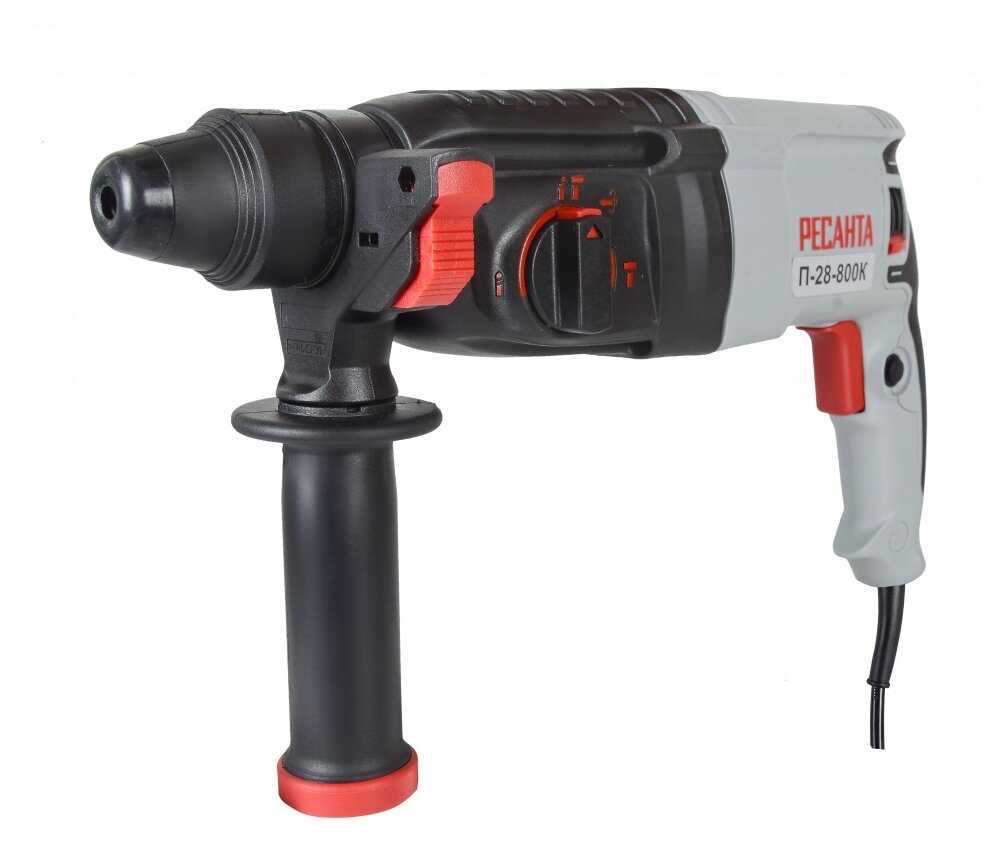 Перфоратор РЕСАНТА П-28-800К 75/3/1, без аккумулятора, 800 Вт фотография 3