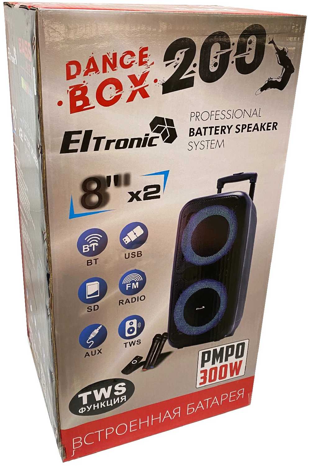 Портативная акустика Eltronic Dance Box 200 (20-07) фотография 10