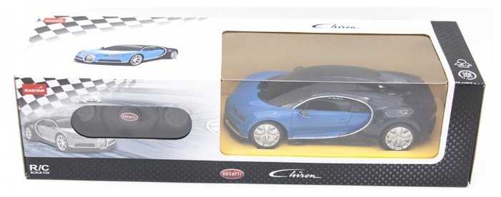 Гоночная машина Rastar Bugatti Chiron 76100, 1:24, 18.9 см фотография 4