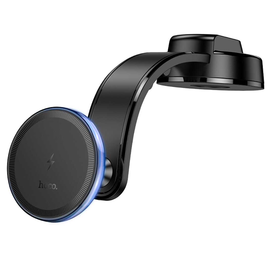 Держатель автомобильный на торпеду HOCO HW25 [магнитный с беспроводной зарядкой]